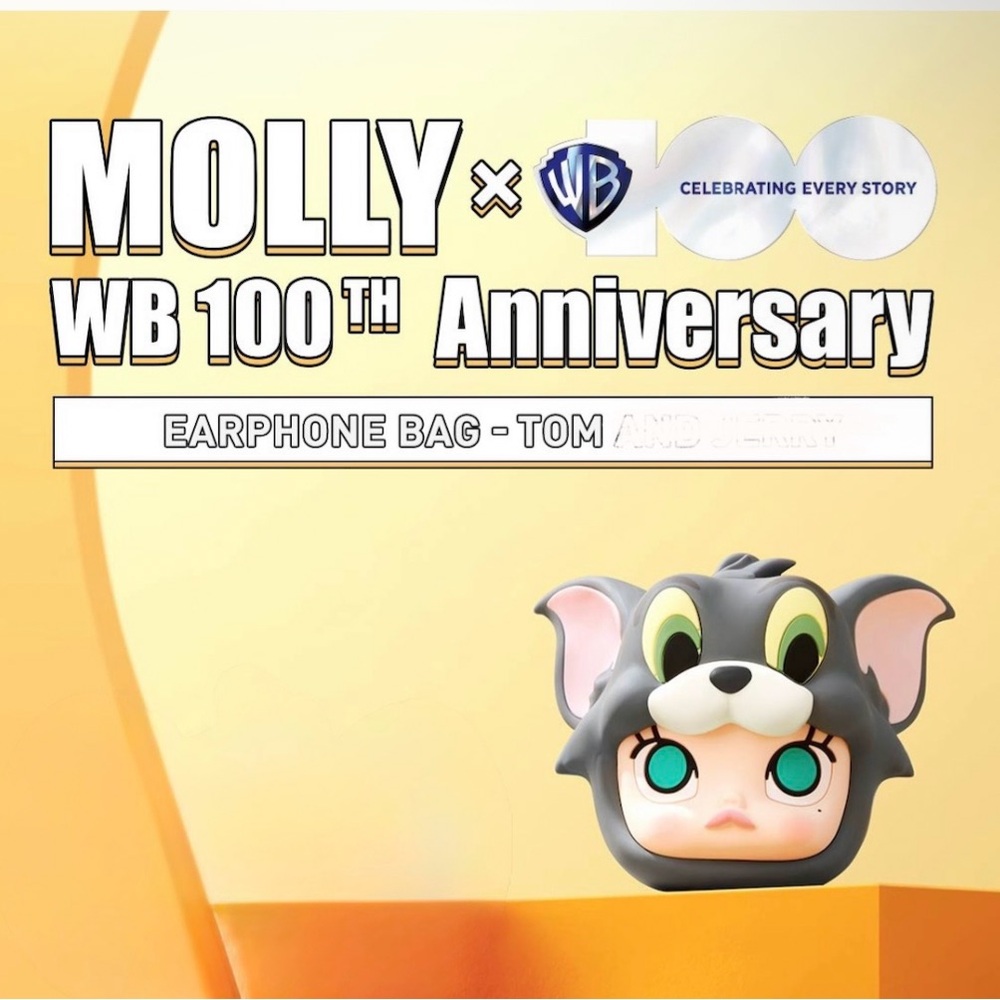 MOLLY X Warner Bros. 100th Anniversary Series-Earphone Bag - TOM